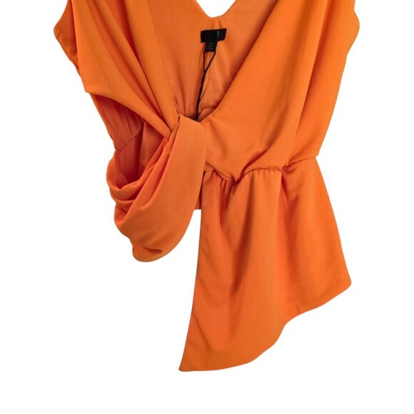NWT Women's - NBD Tanvi Orange Top, Size Medium - Picture 5 of 9